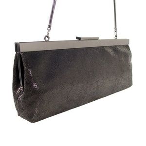 Calvin Klein evening clutch & silver beaded clutch